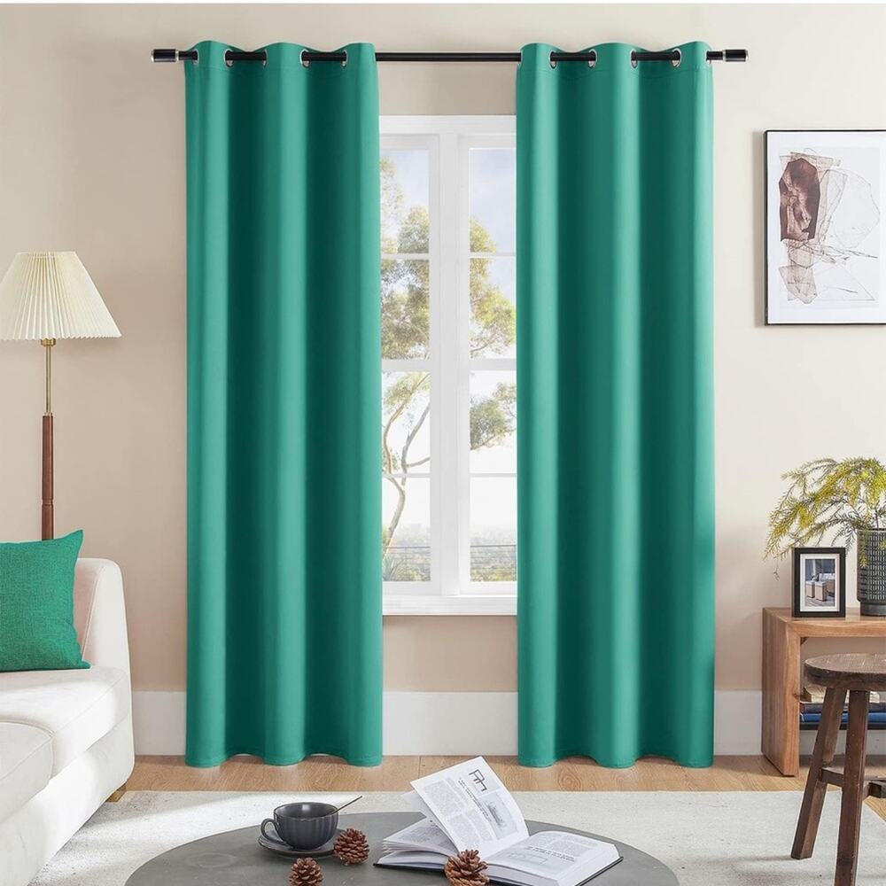 Blackout 2Panels Curtains Living‎ Room Thermal Insulated Drapes Bedroom 42x63”